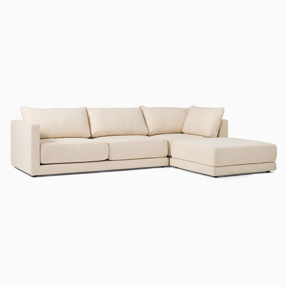 Melbourne 3Piece Ottoman Modular (295 cm) West Elm Australia